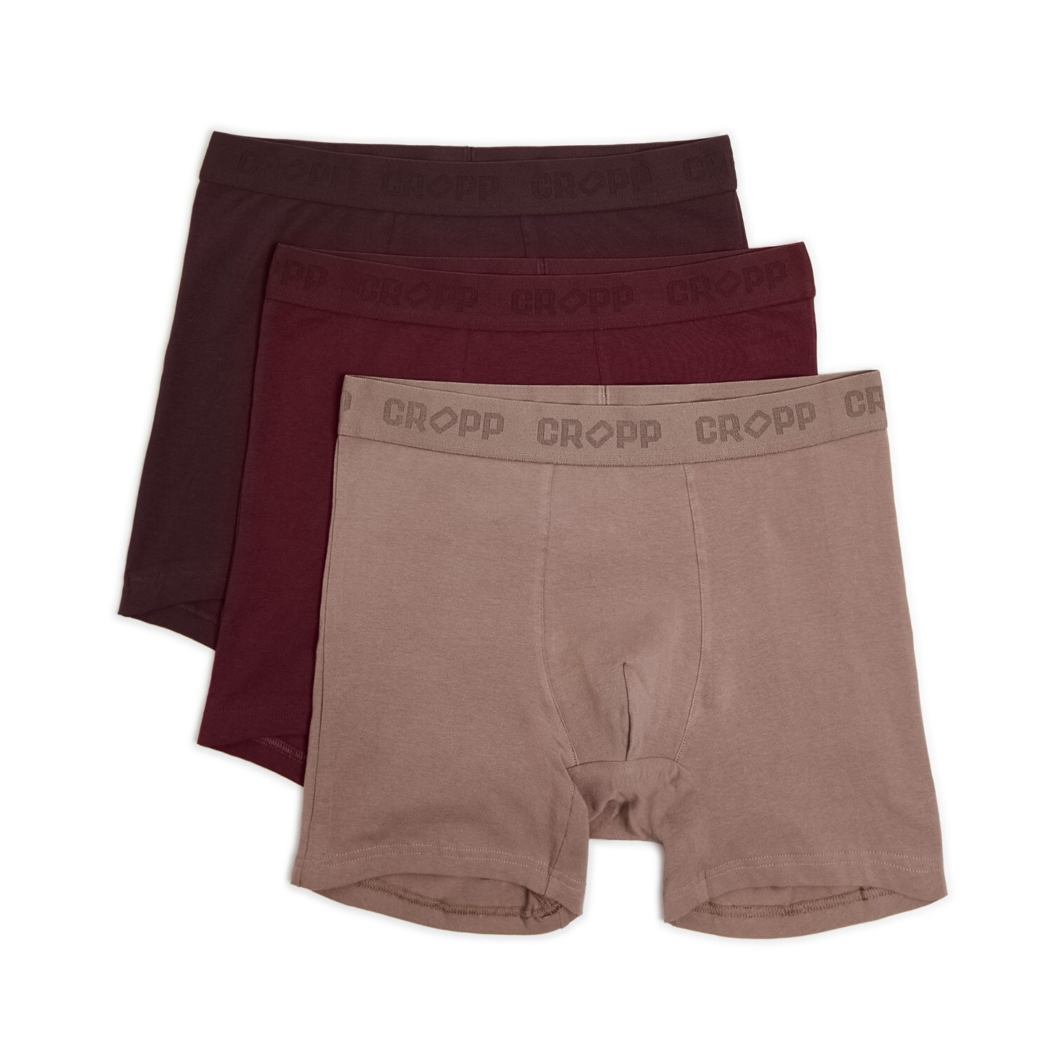 Cropp - 3 pack bokserek z dłuższymi nogawkami - czarny