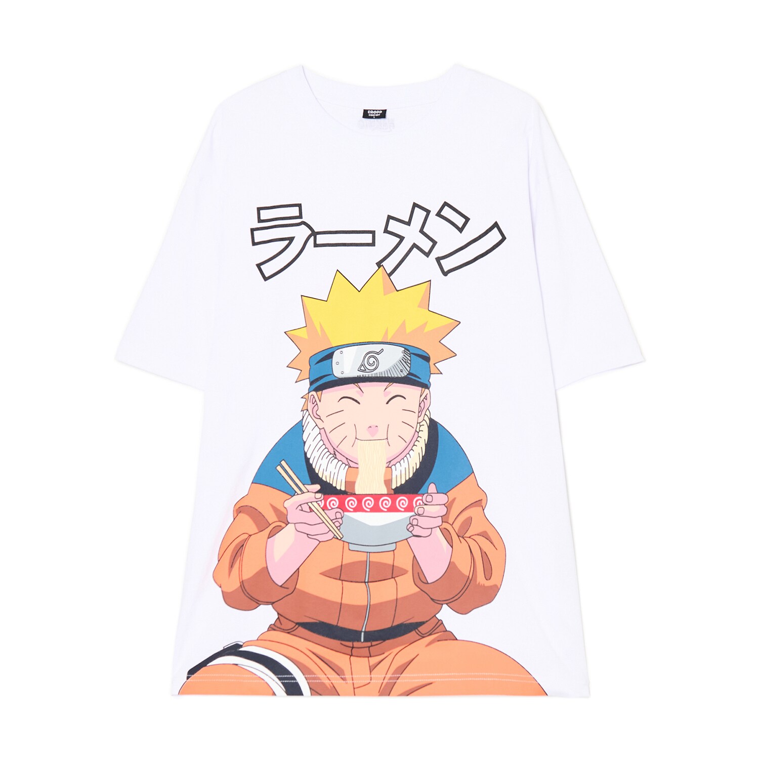 Cropp - Biały T-shirt z Naruto - biały