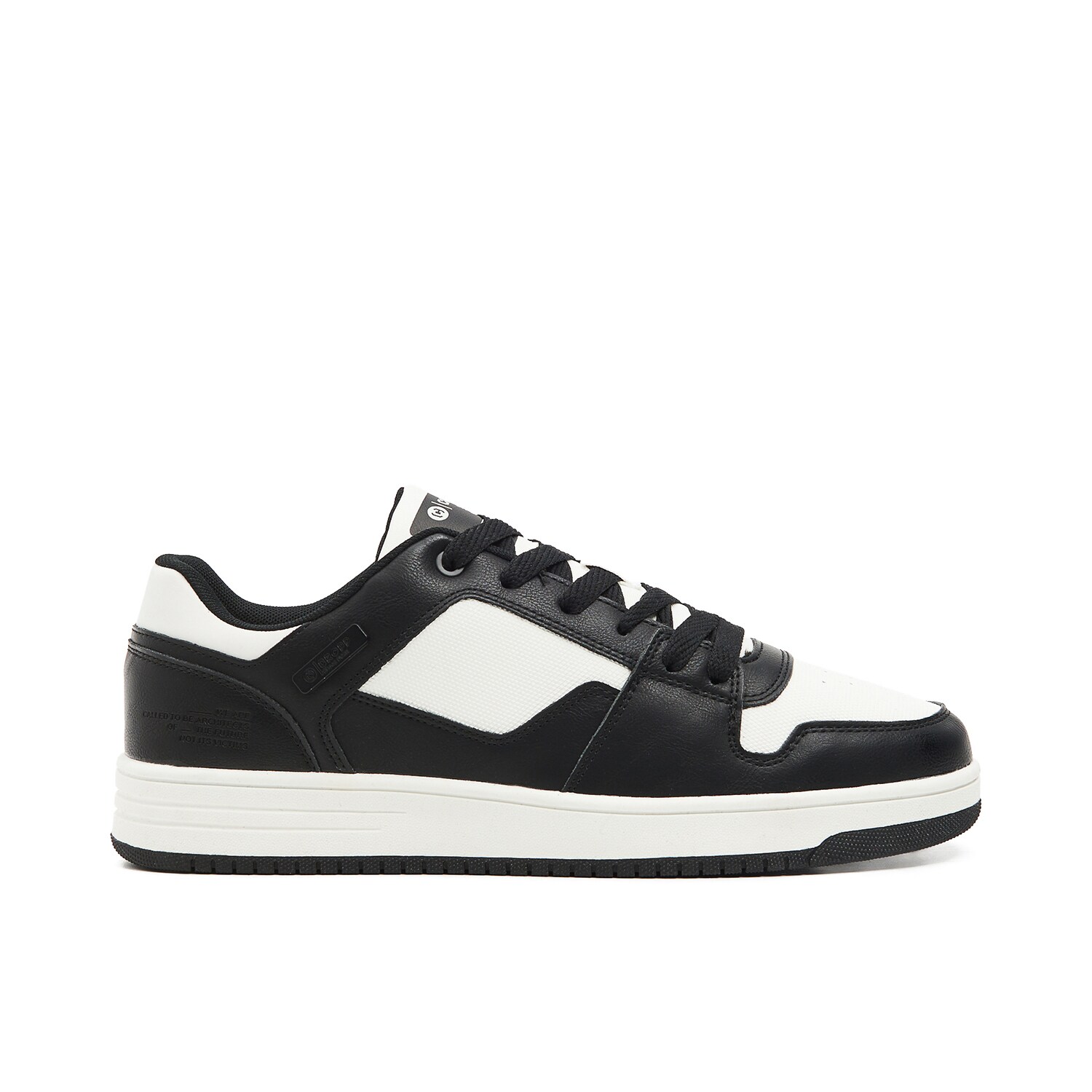 Cropp - Biało-czarne sneakersy - czarny