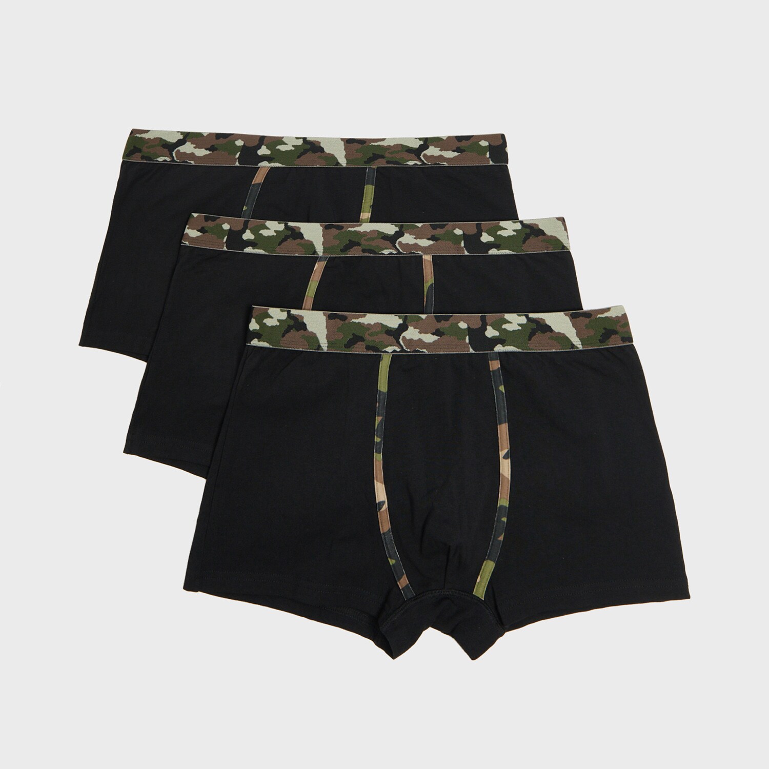 Cropp - Set de 3 perechi de boxeri cu imprimeu - verde