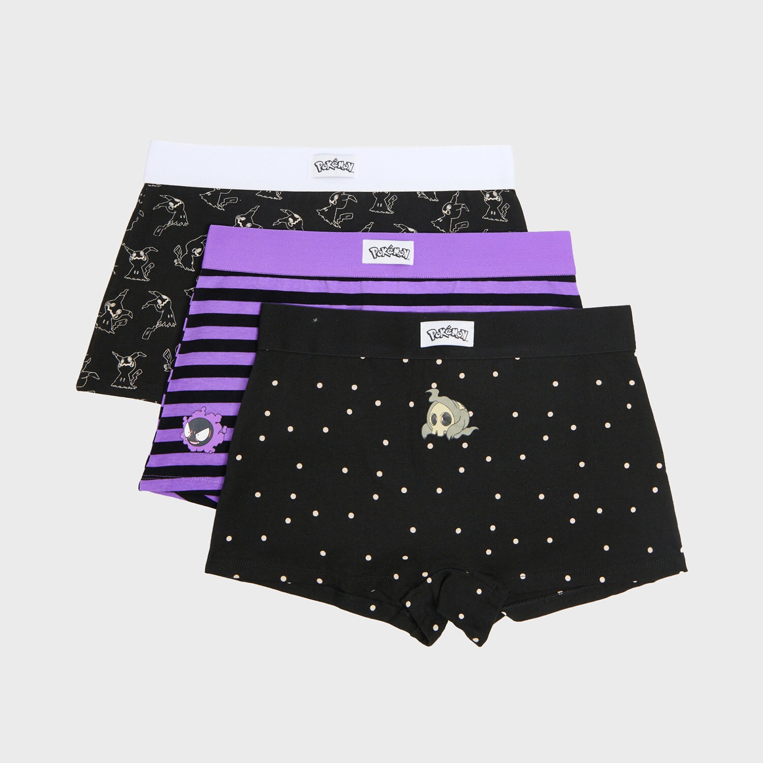 Cropp - Set de 3 perechi de boxeri cu imprimeu Pokémon - multicolor