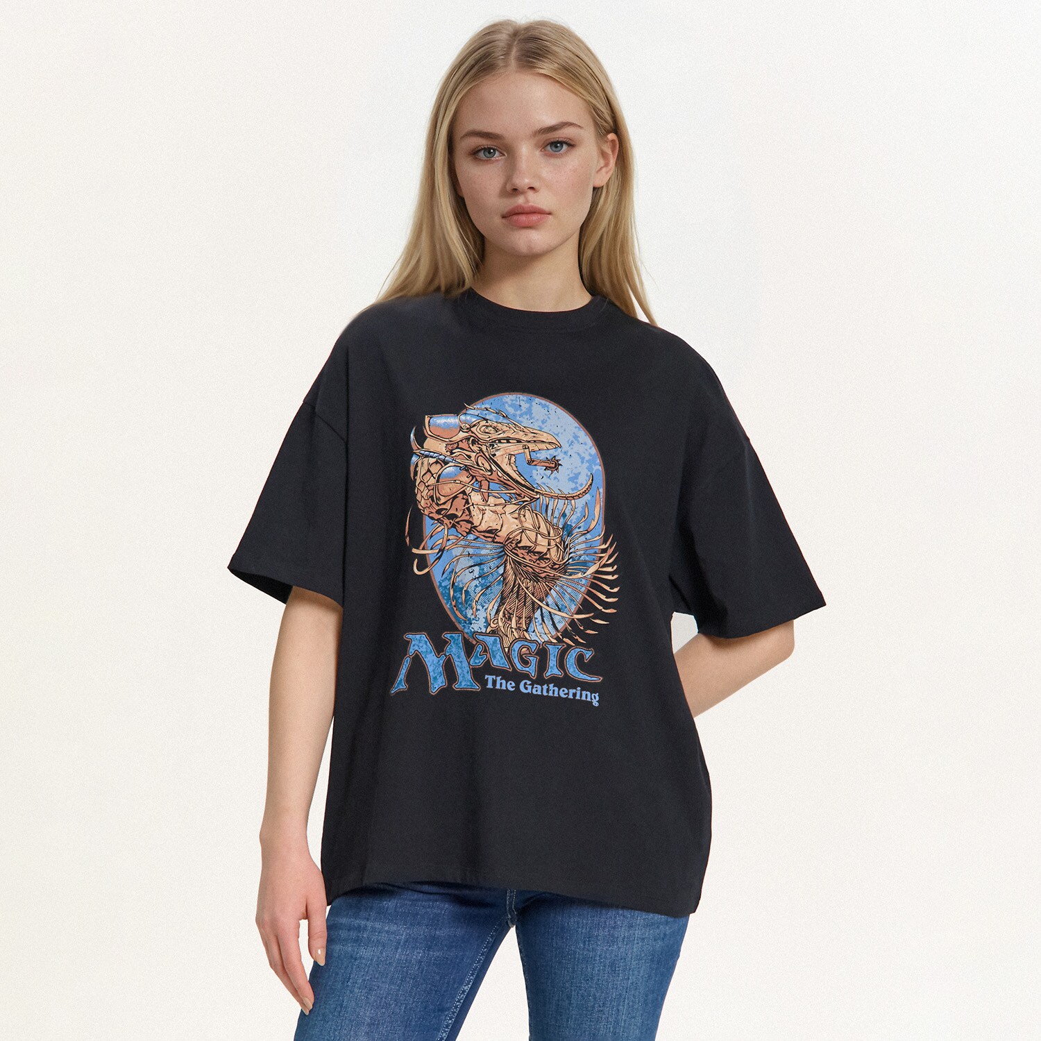 Cropp - Tricou negru cu imprimeu Magic: The Gathering - negru