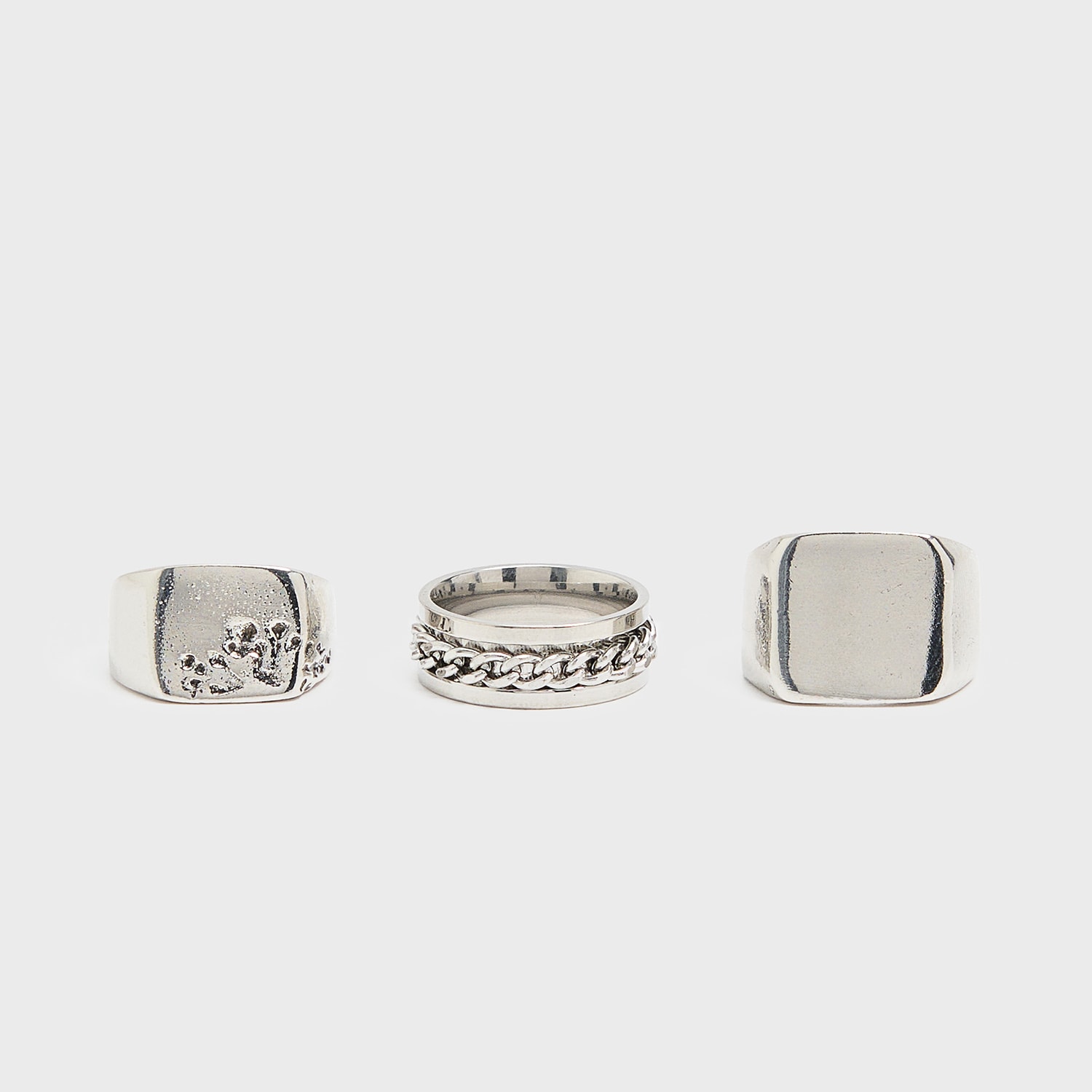 Cropp - Set de inele - argintiu