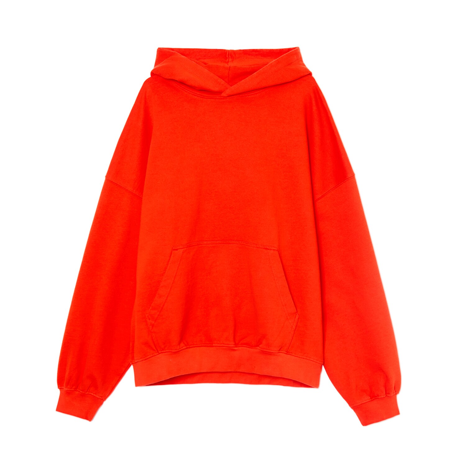 Cropp - Oversize mikina s kapucňou - mandarínková