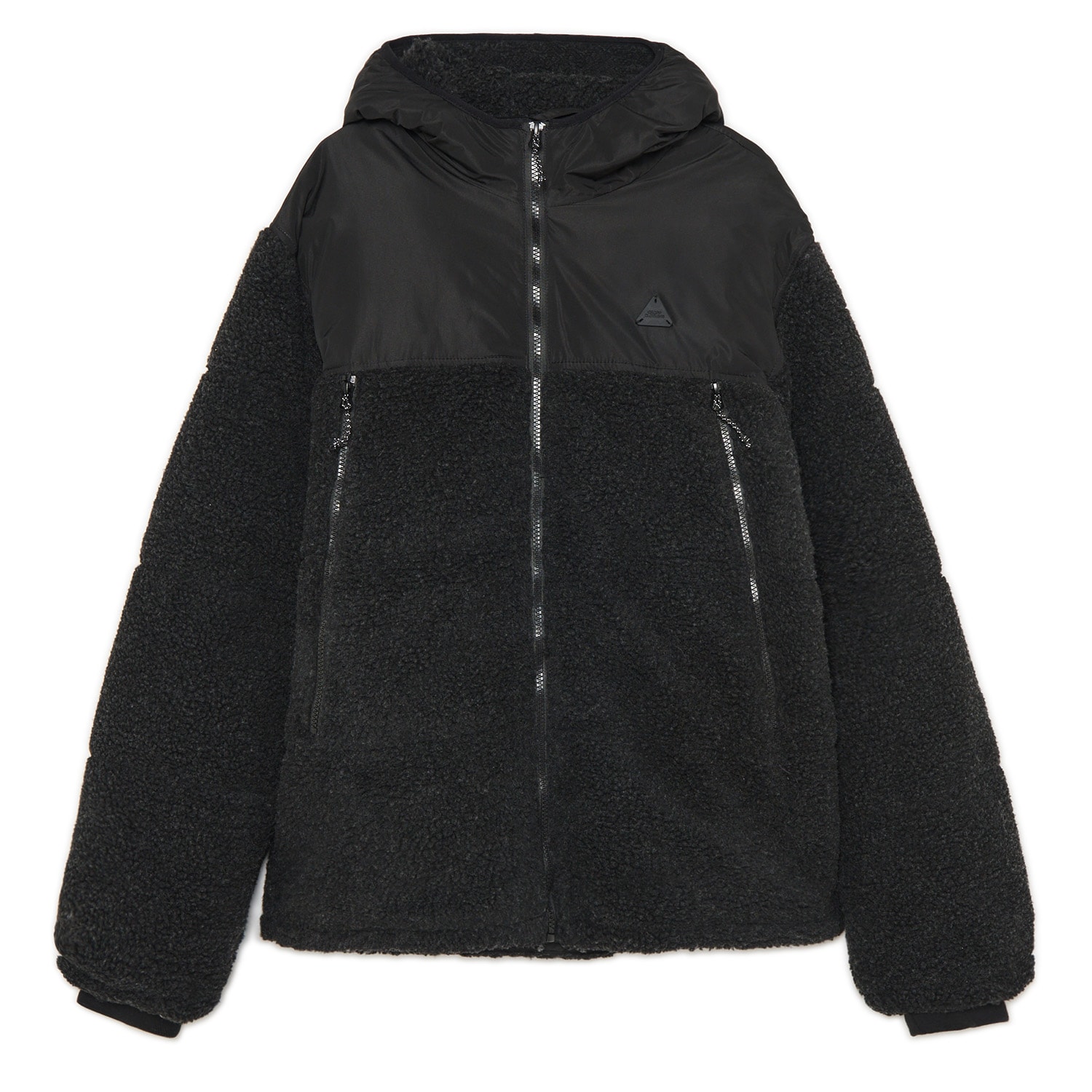 Cropp - Bunda typu sherpa - čierna