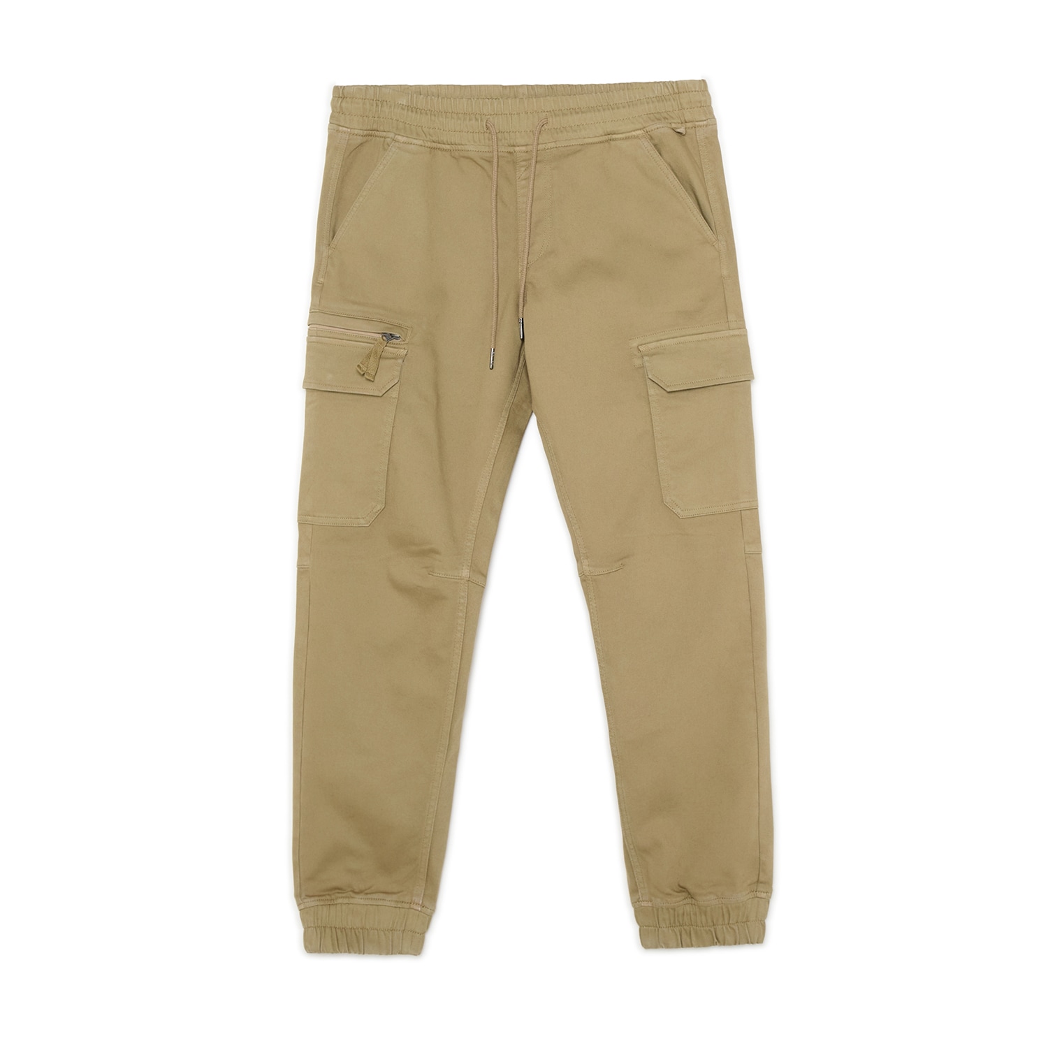 Cropp - Joggery s cargo vreckami - béžová