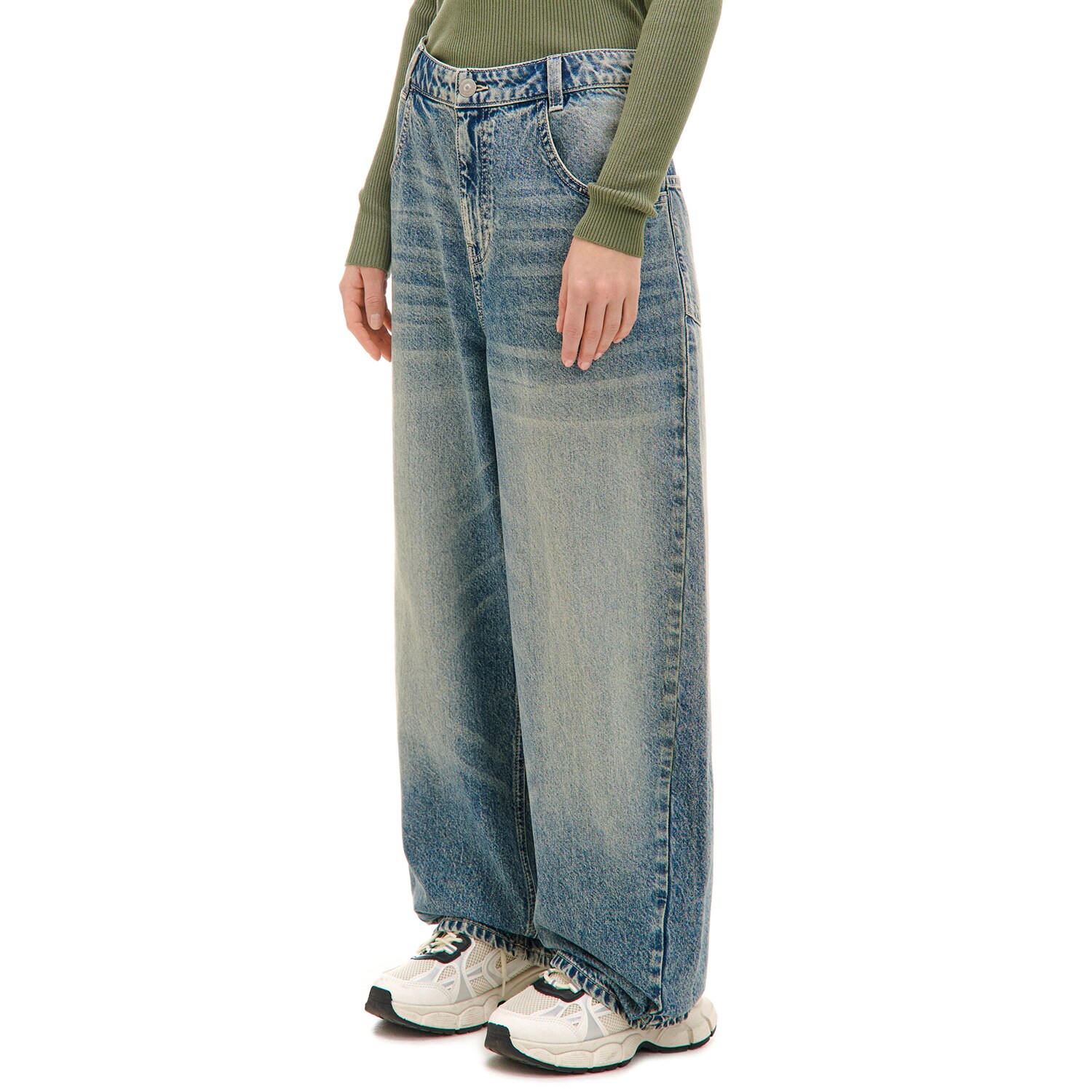 Cropp - Skater džínsy - modrá