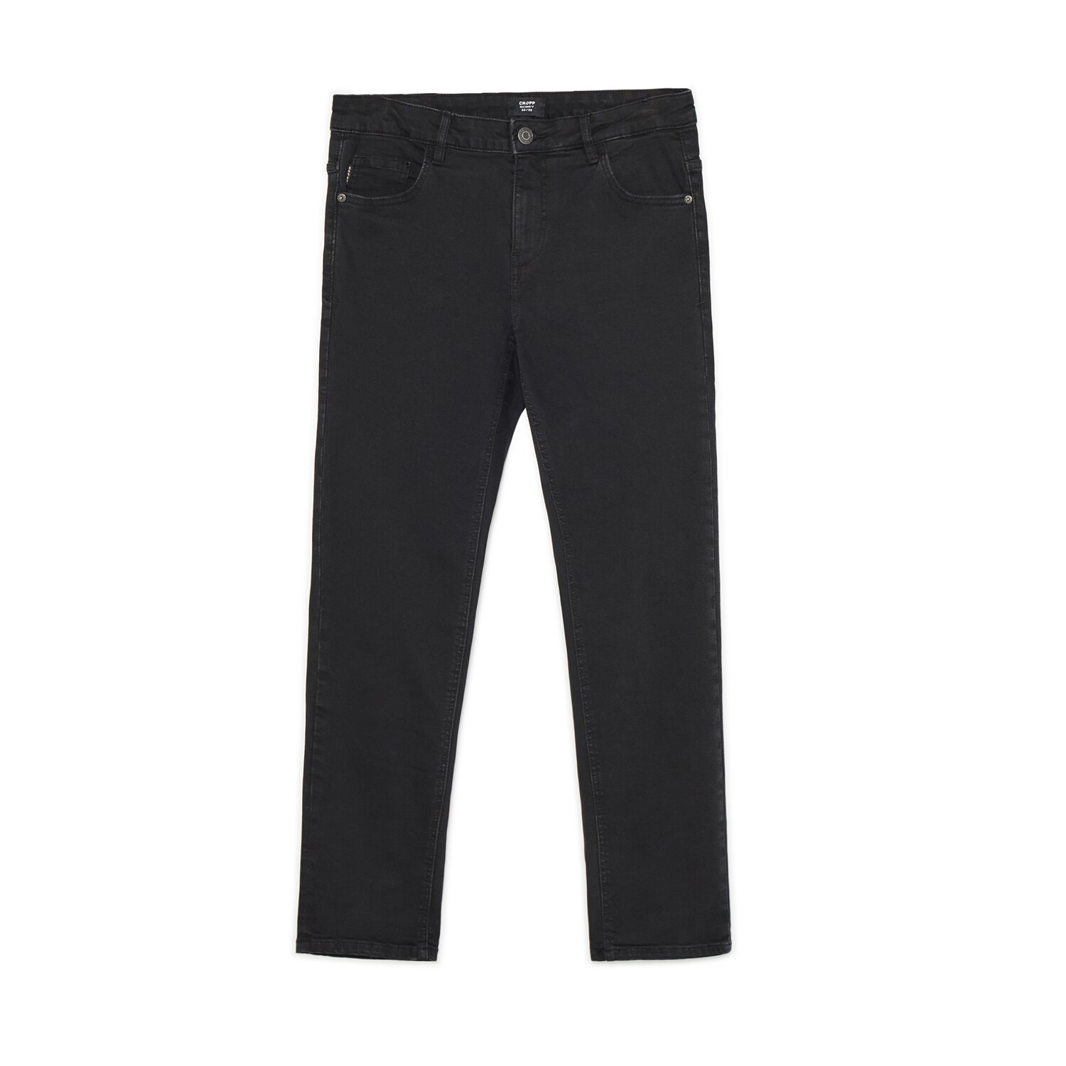 Cropp - Džínsy skinny vo vypranom štýle - čierna