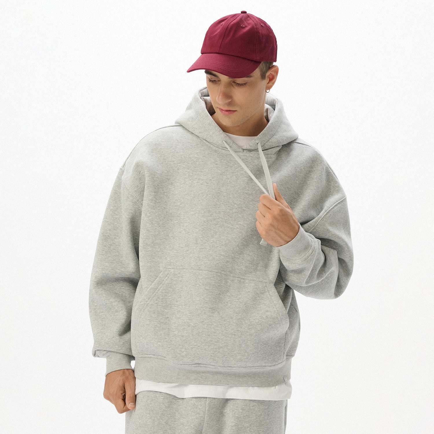 Cropp - Худі basic - light grey